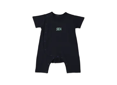 WIND AND SEA Kids Rompers "Navy"