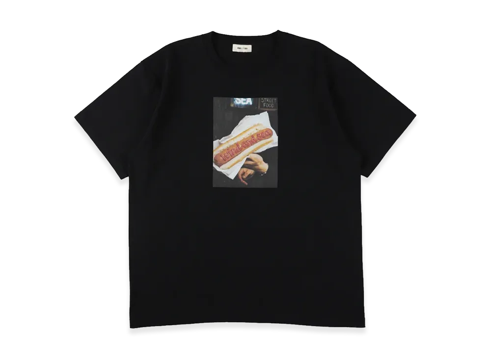 WIND AND SEA Hotdog Photo S/S Tee "Black"