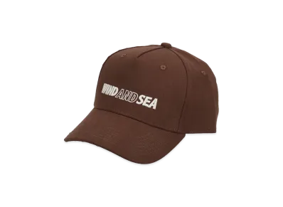 WIND AND SEA Back Belt Leather Cap "Brown"