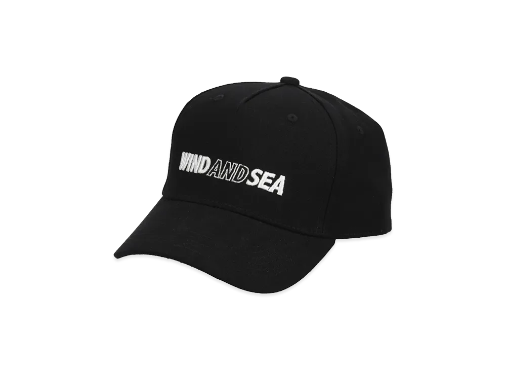WIND AND SEA Back Belt Leather Cap "Black"