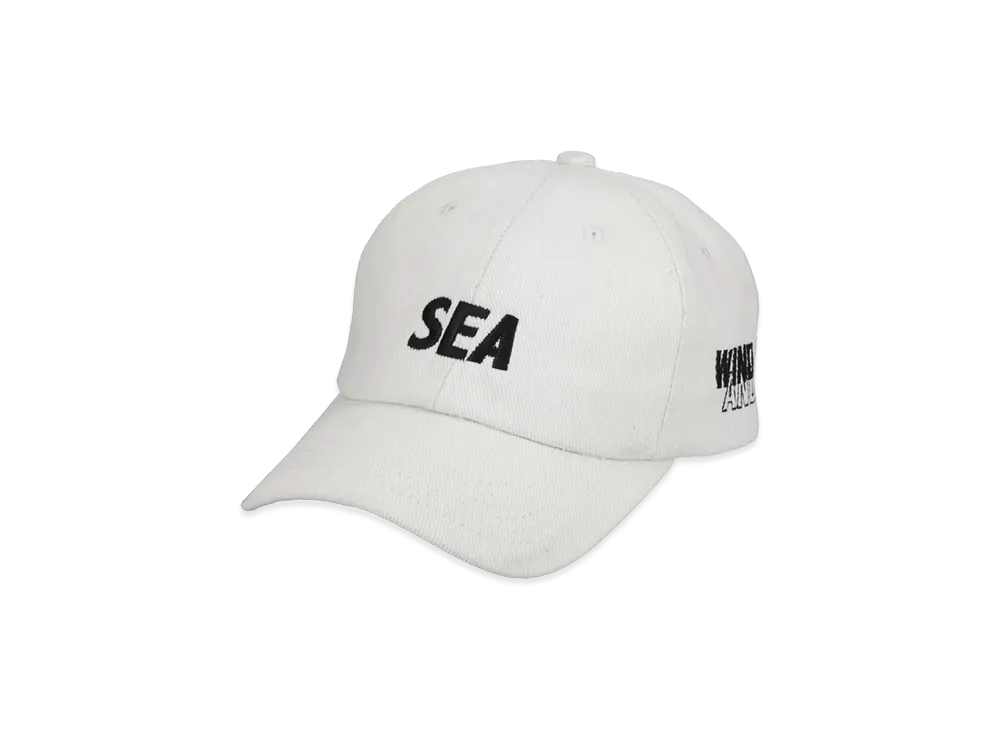 WIND AND SEA Logo Low Cap "White"