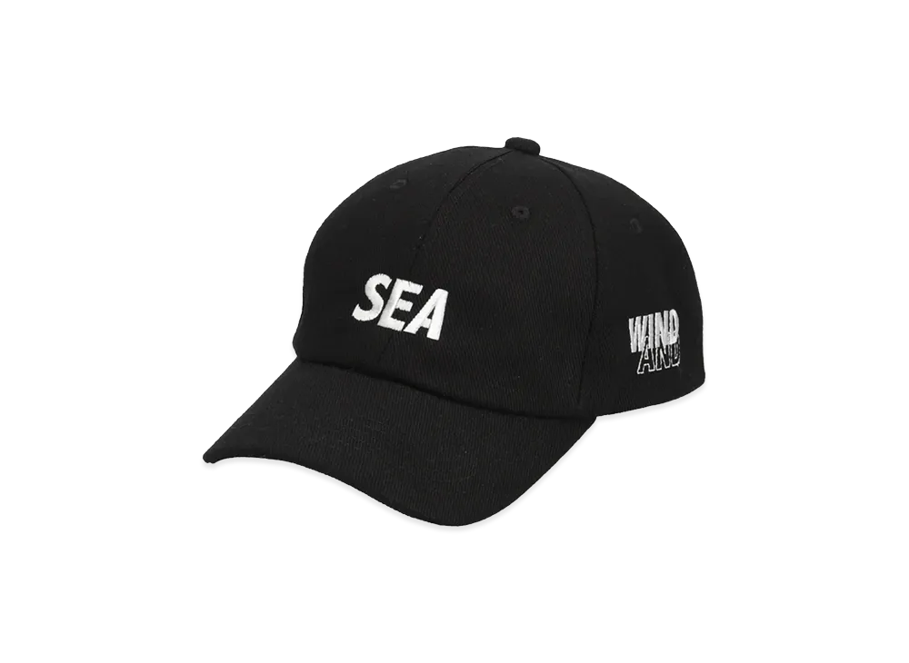 WIND AND SEA Logo Low Cap "Black"