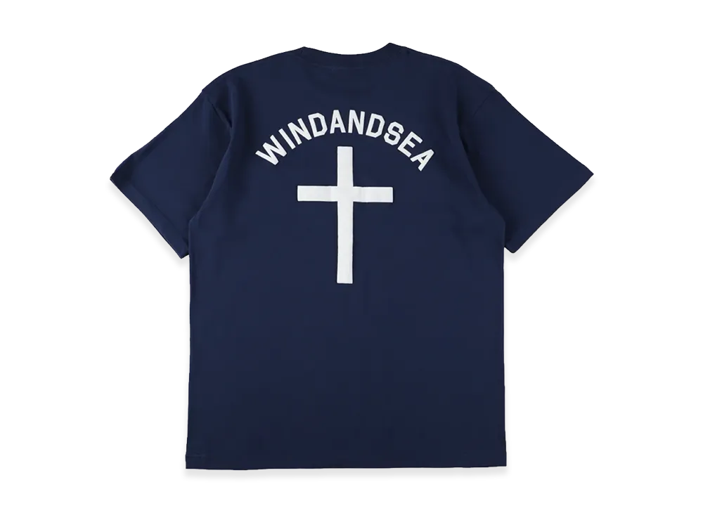 WIND AND SEA Cross Tee "Indigo"