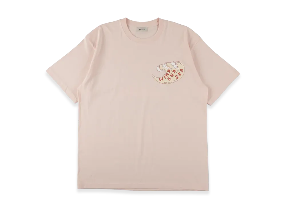 WIND AND SEA Pacific Drive Tee "Baby Pink"