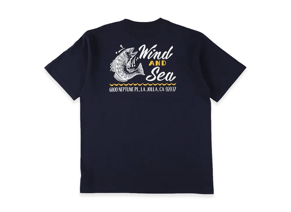 WIND AND SEA Neptune Tee "Navy"