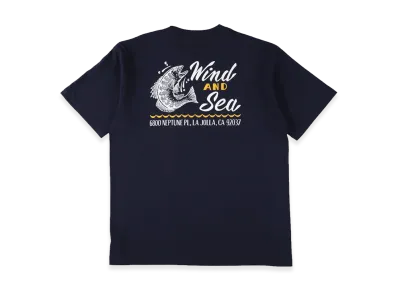 WIND AND SEA Neptune Tee "Navy"
