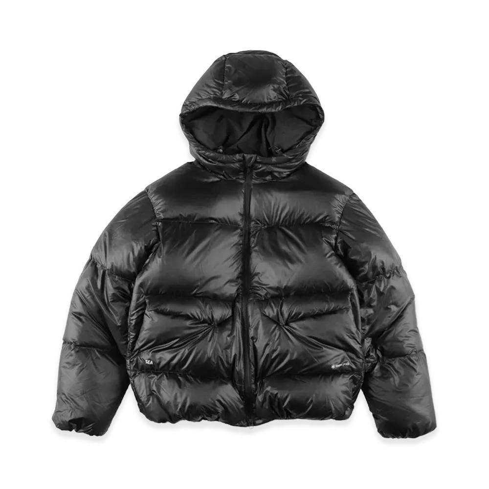WIND AND SEA x Snow Peak Pertex Light Weight Down Jacket "Black"