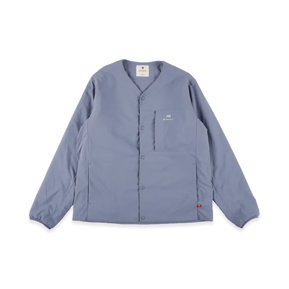 WIND AND SEA x Snow Peak Flexible Insulated Cardigan "Blue"