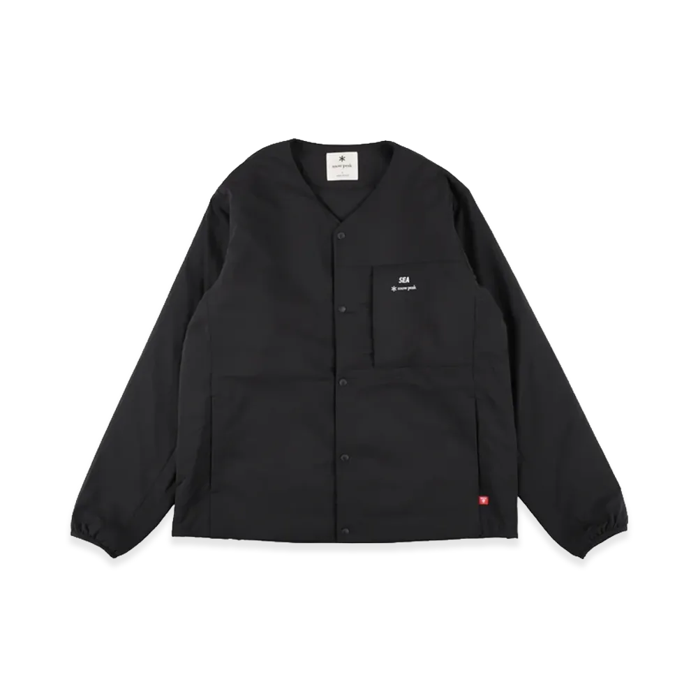 WIND AND SEA x Snow Peak Flexible Insulated Cardigan "Black"