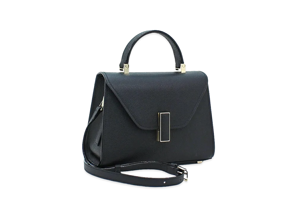 Valextra Women's Micro Iside Handbag "Nero"