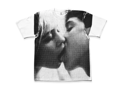 Weber x Kids Printed By Ryoya Nakazato T Shirt Kiss "White"