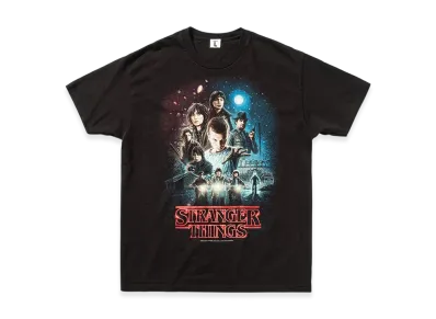 Weber x Stranger Things T Shirt With Special Box "Black"