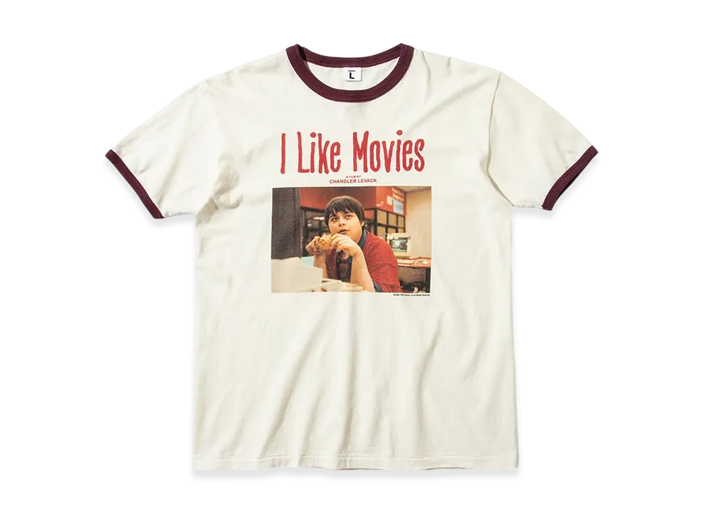 Weber x I Like Movies Re-Order T Shirt Ringer "Beige"
