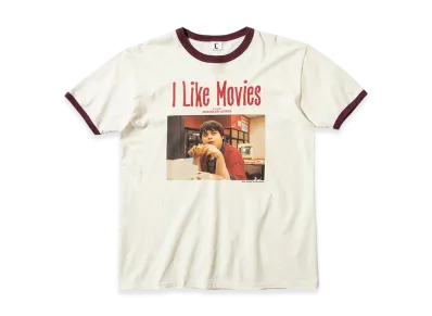 Weber x I Like Movies Re-Order T Shirt Ringer "Beige"