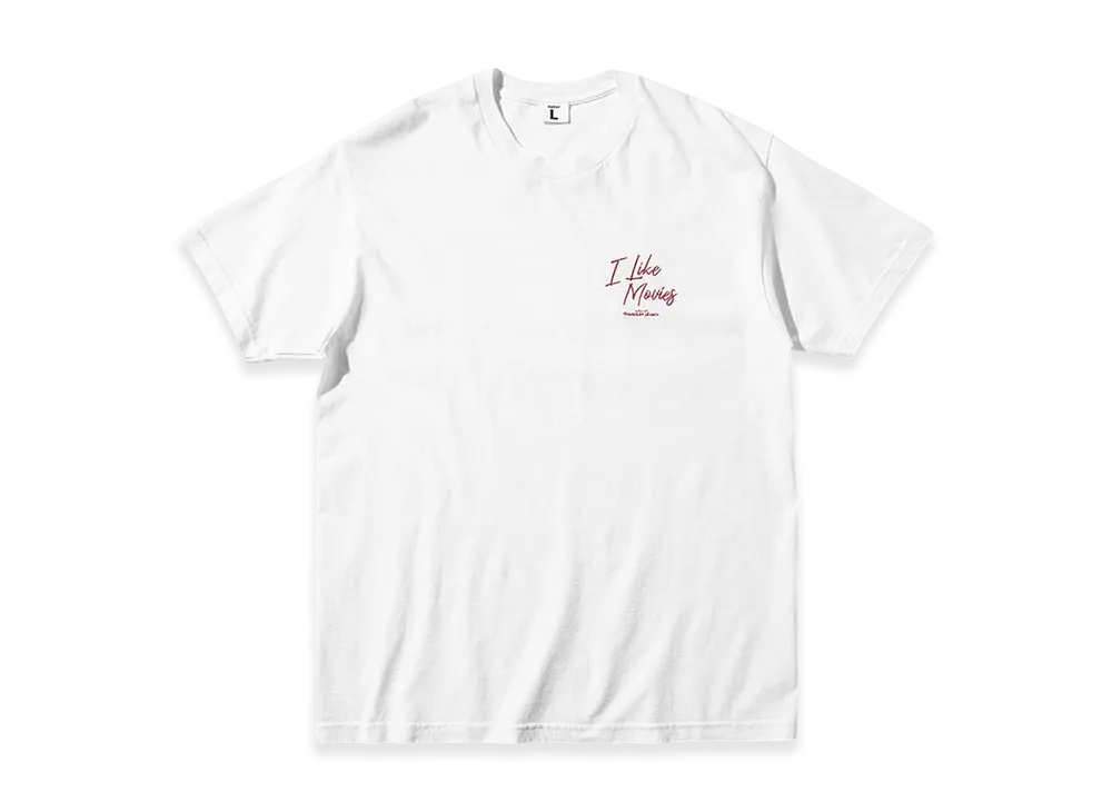 Weber x I Like Movies Re-Order T Shirt Embroidery "White"