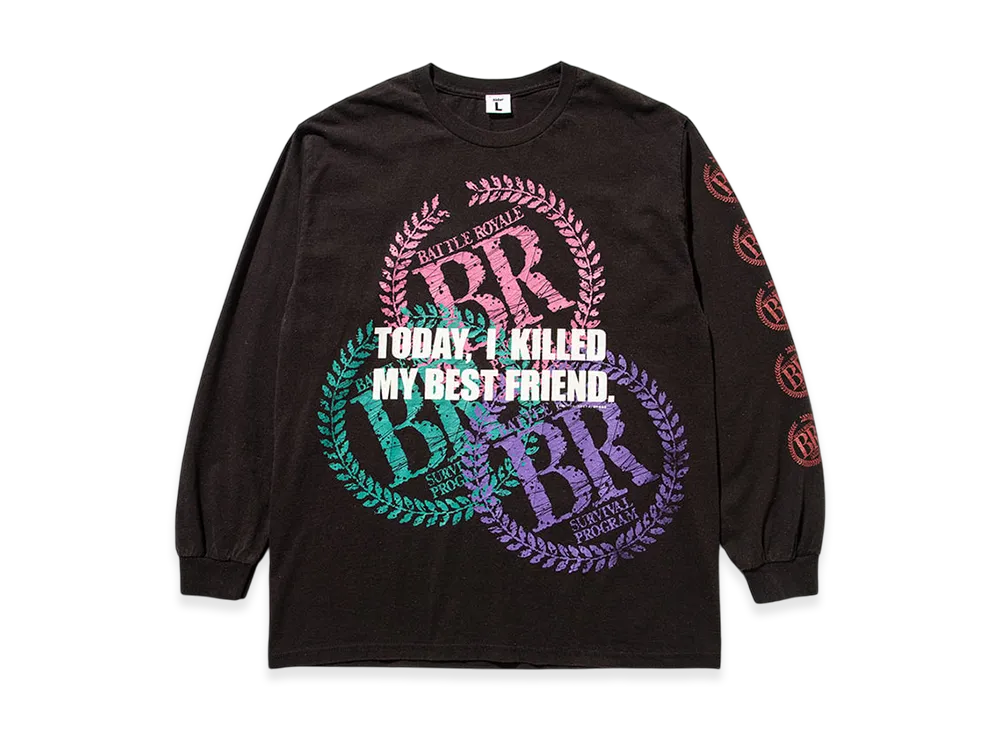Weber x Battle Royale Long Sleeve T Shirt Multi "Black"
