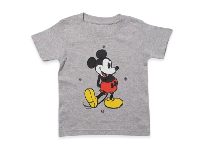 Weber x Disney Collection Mickey Mouse / Proof Printing Tee For Kids "Gray"