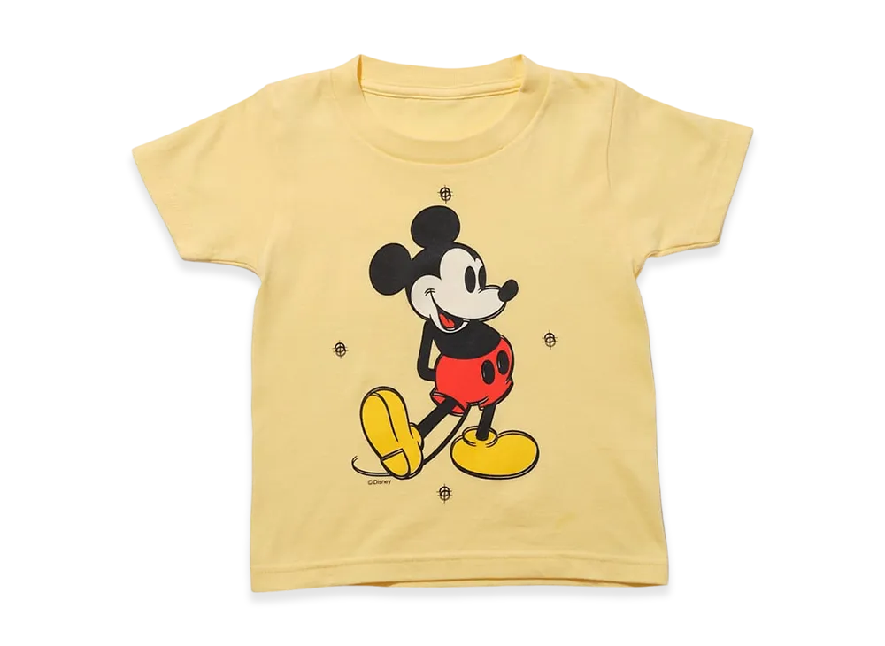 Weber x Disney Collection Mickey Mouse / Proof Printing Tee For Kids "Yellow"