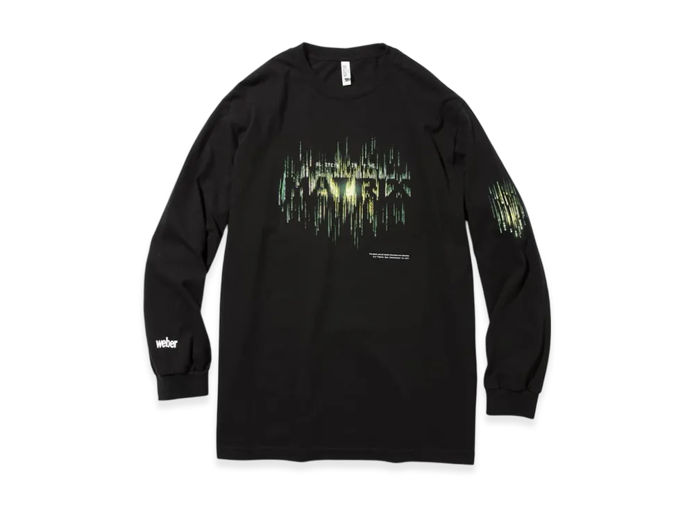 Weber x The Matrix Resurrections L Long Sleeve T Shirt "Black"