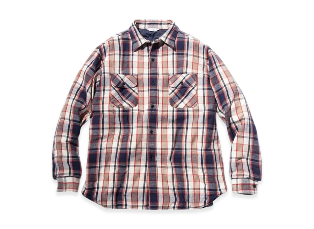 Weber x Unused Quilted Flannel Check Shirt "Multi"