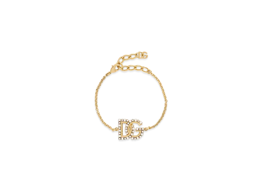 DOLCE&GABBANA Fine link bracelet with DG logo "Silver"