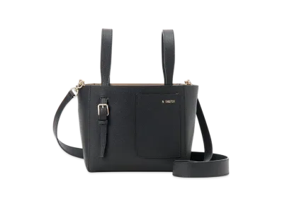 Valextra Bucket Bag Micro Shoulder "Black"