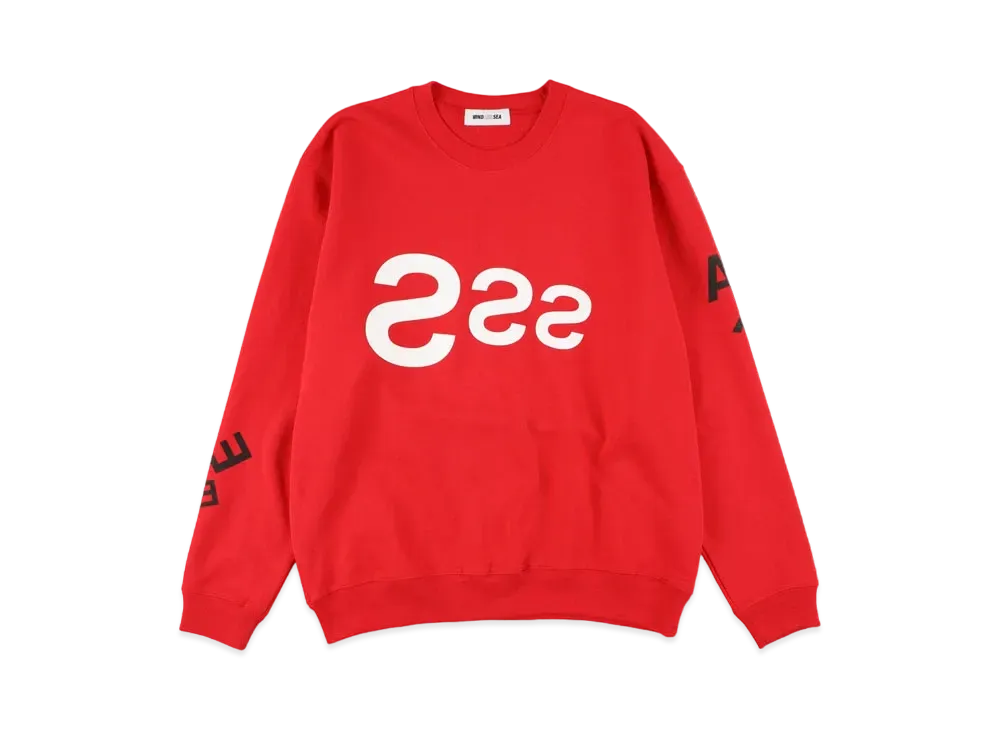スニーカーダンク × ウィンダンシー クルーネック AAAEEESSS "レッド"
