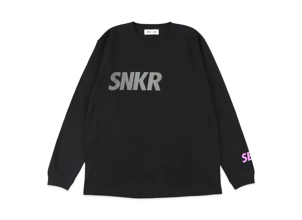 SNKRDUNK x WIND AND SEA L/S Tee DUNK "Black"