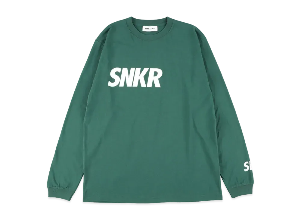 SNKRDUNK x WIND AND SEA L/S Tee DUNK "Green"