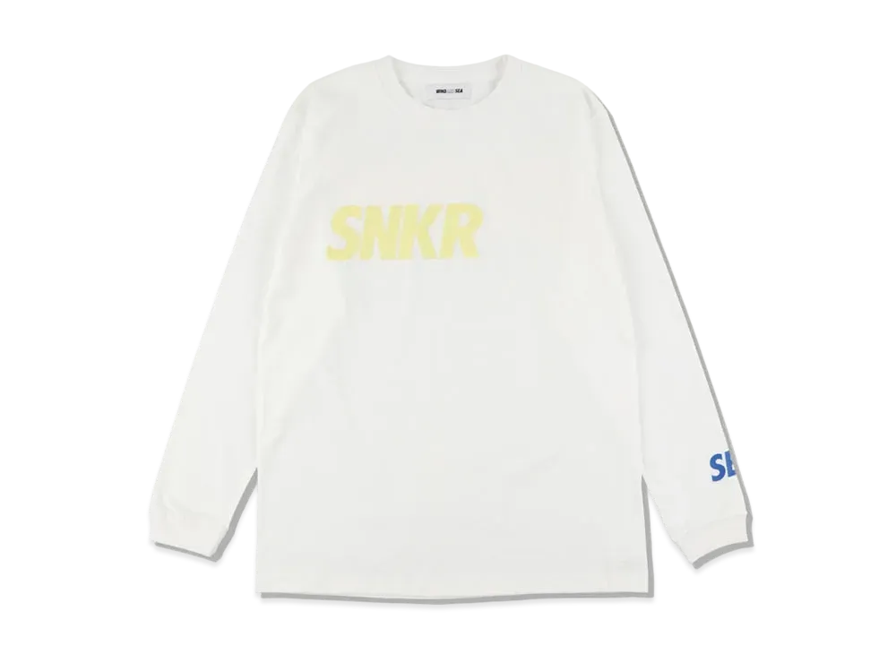 SNKRDUNK x WIND AND SEA L/S Tee DUNK "White"