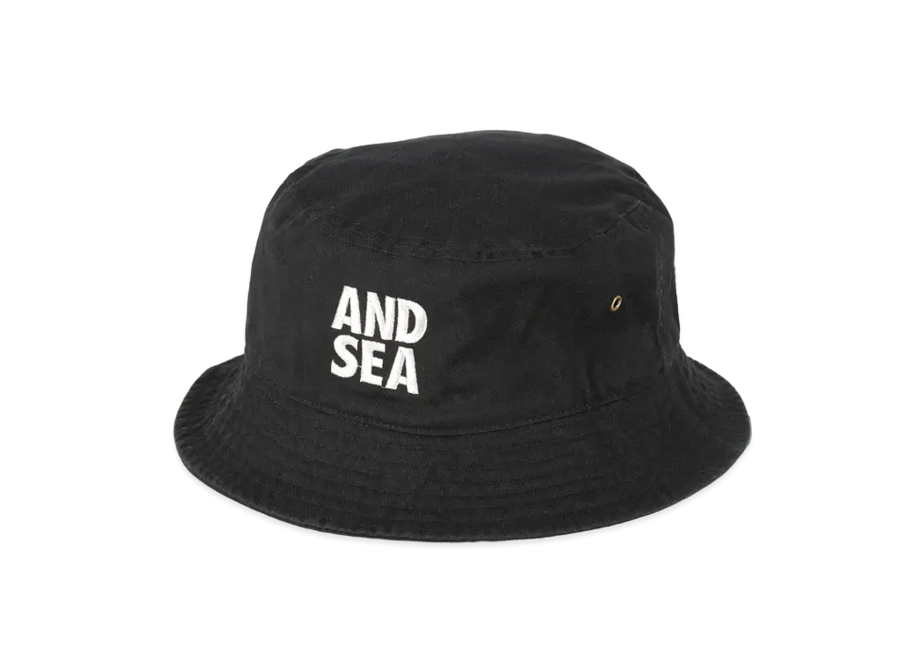 SNKRDUNK x WIND AND SEA Bucket Hat SNKR "Black"