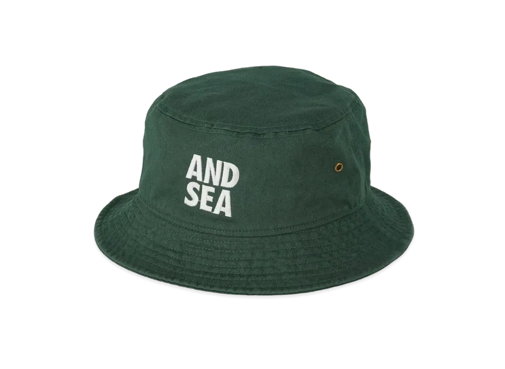 SNKRDUNK x WIND AND SEA Bucket Hat SNKR "Green"