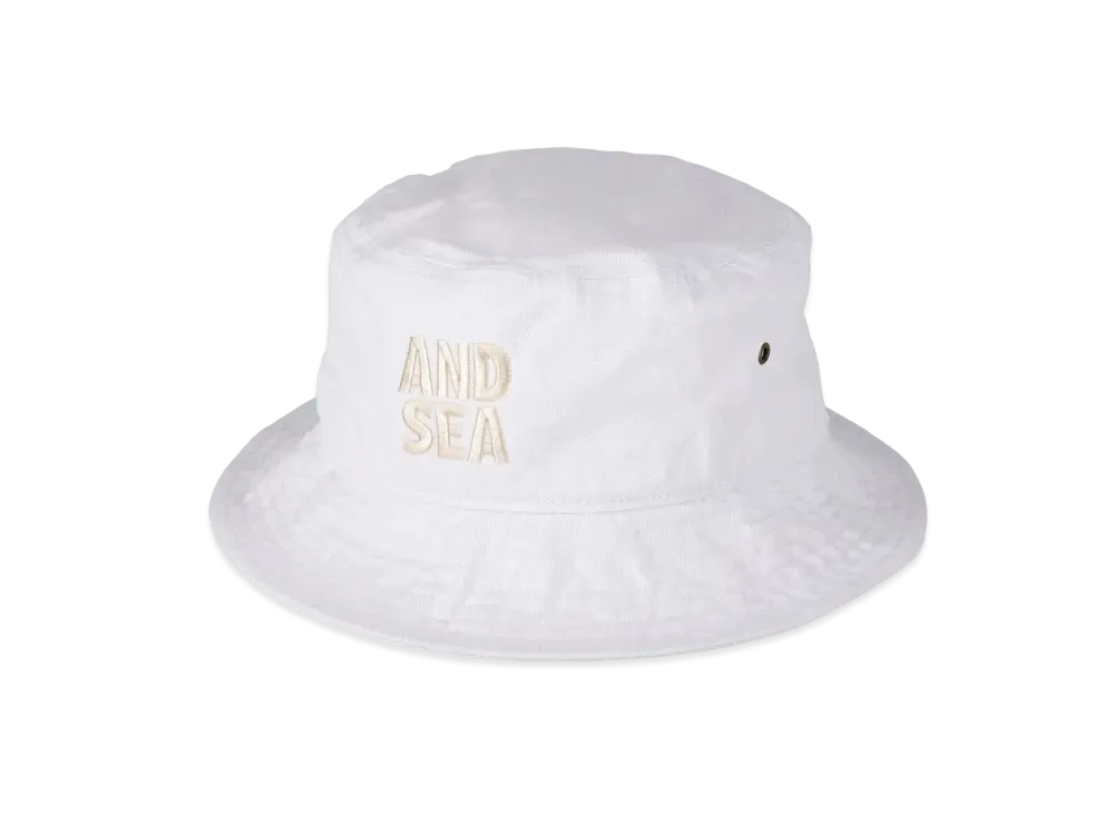 SNKRDUNK x WIND AND SEA Bucket Hat SNKR "White"