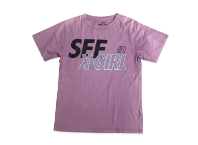 WIND AND SEA x X-Girl T-Shirt "Purple"