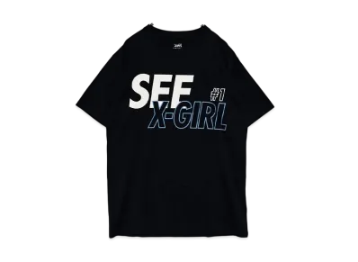 WIND AND SEA x X-Girl T-Shirt "Black"