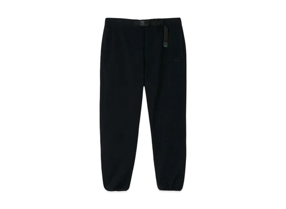 WILD THINGS Grid Fleece Pants "Black"