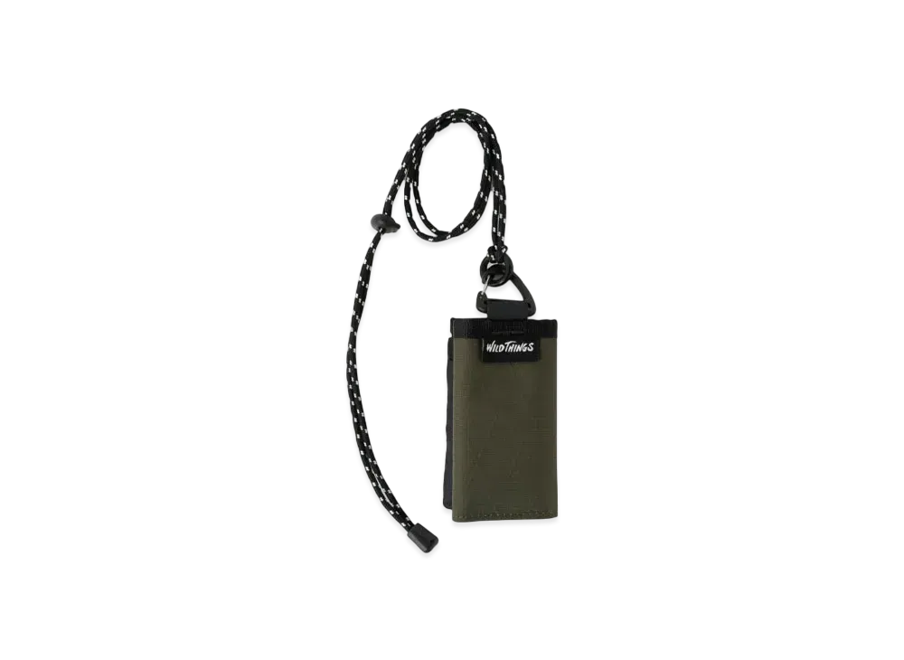 WILD THINGS Neck Wallet "Olive"