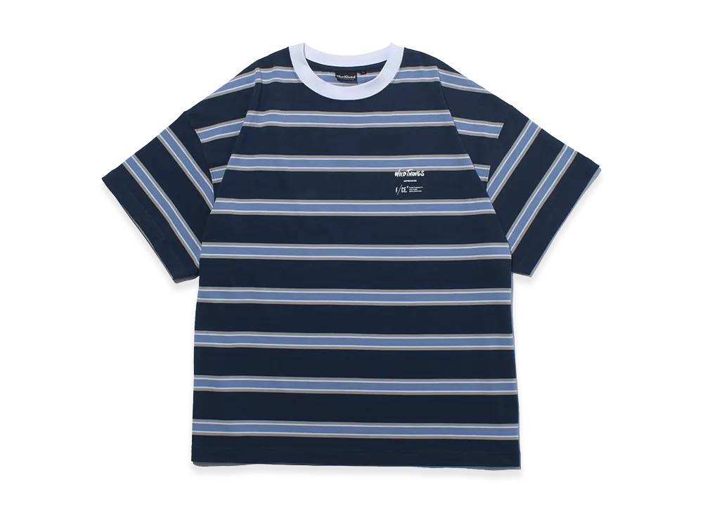WILD THINGS x F/CE. 81 Border Tee Impression "Blue"