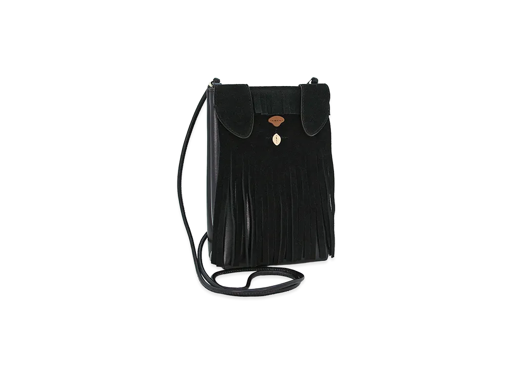 FURLA Women's Allegra Komondor Mini Vertical Crossbody Shoulder Bag "Nero"