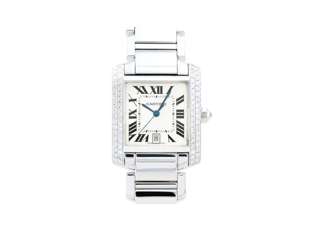 Cartier Tank Francaise LM "Silver" WE1003S3
