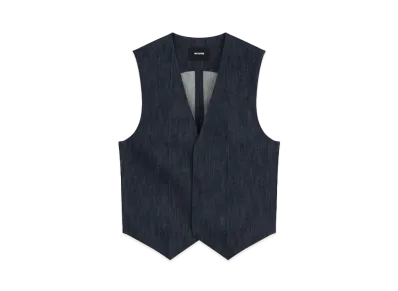 WE11DONE Denim Vest "Navy"