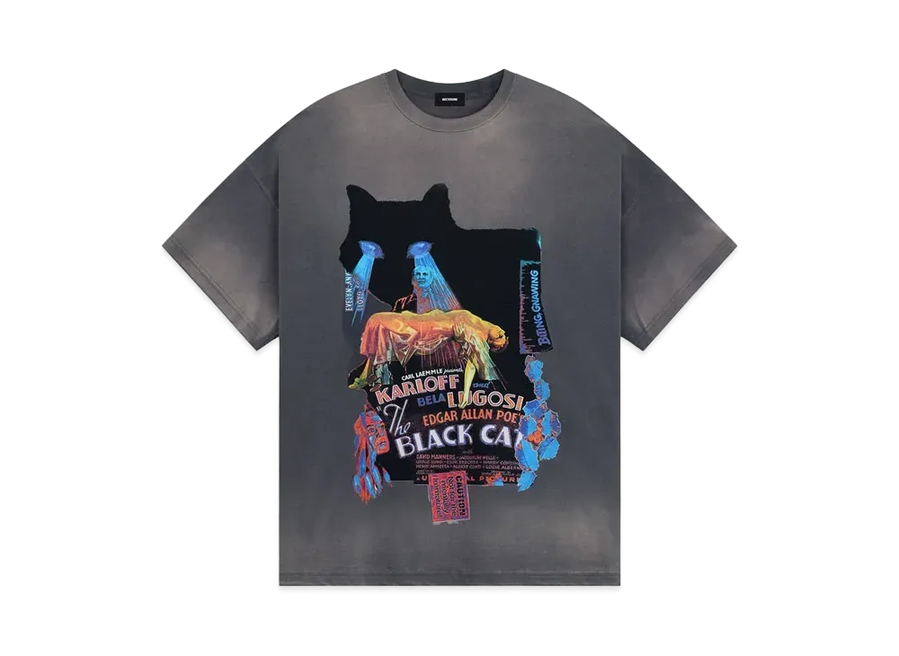 WE11DONE Printed T-shirt "Dark Gray"