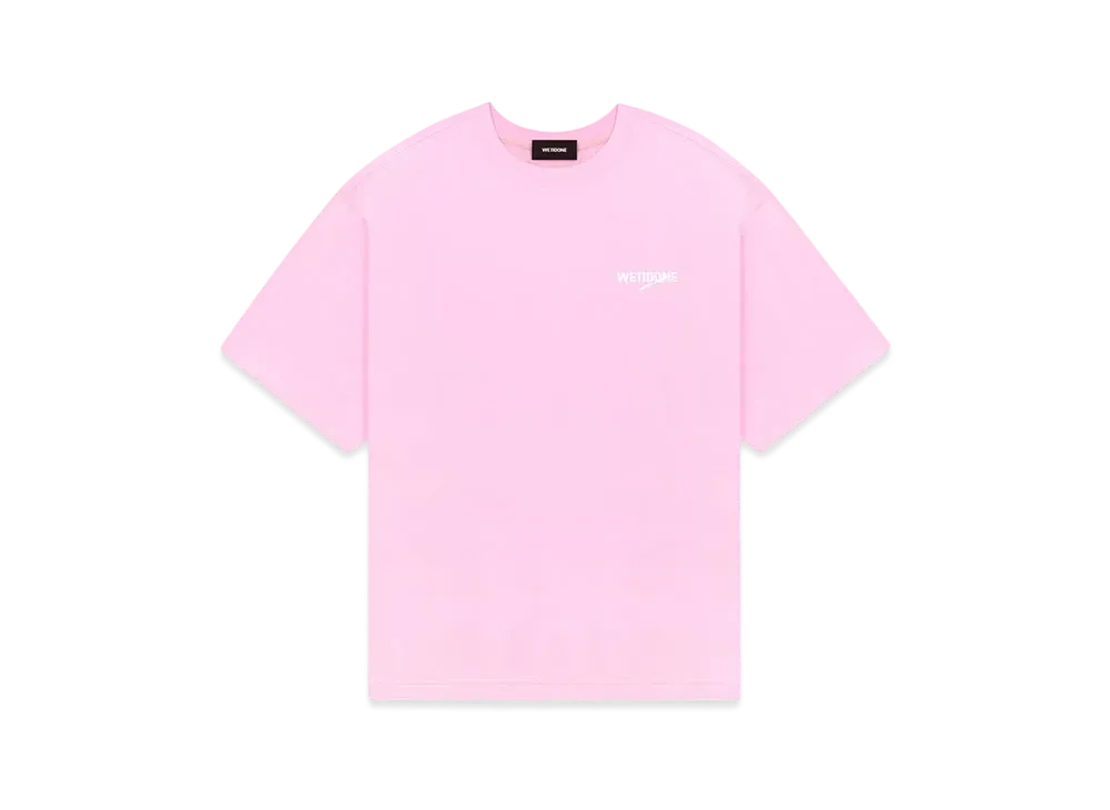 WE11DONE Wave Logo T-shirt "Light Pink"