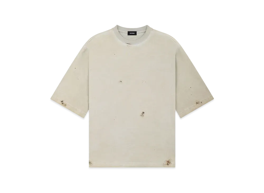 WE11DONE Washed T-shirt "Beige"