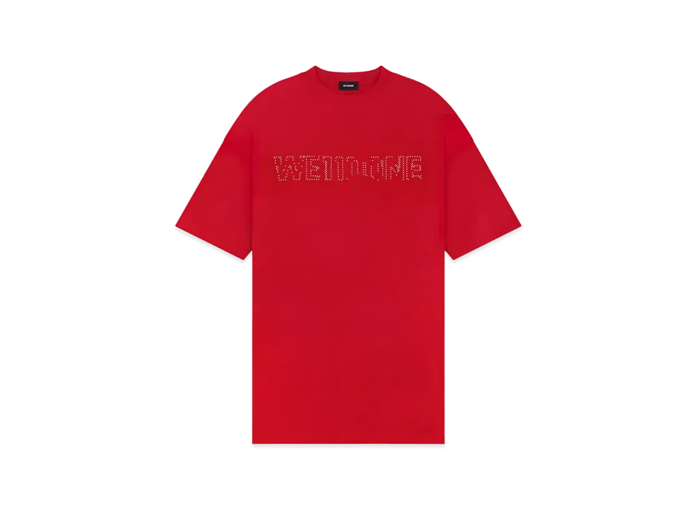 WE11DONE Dot Logo T-shirt "Red"