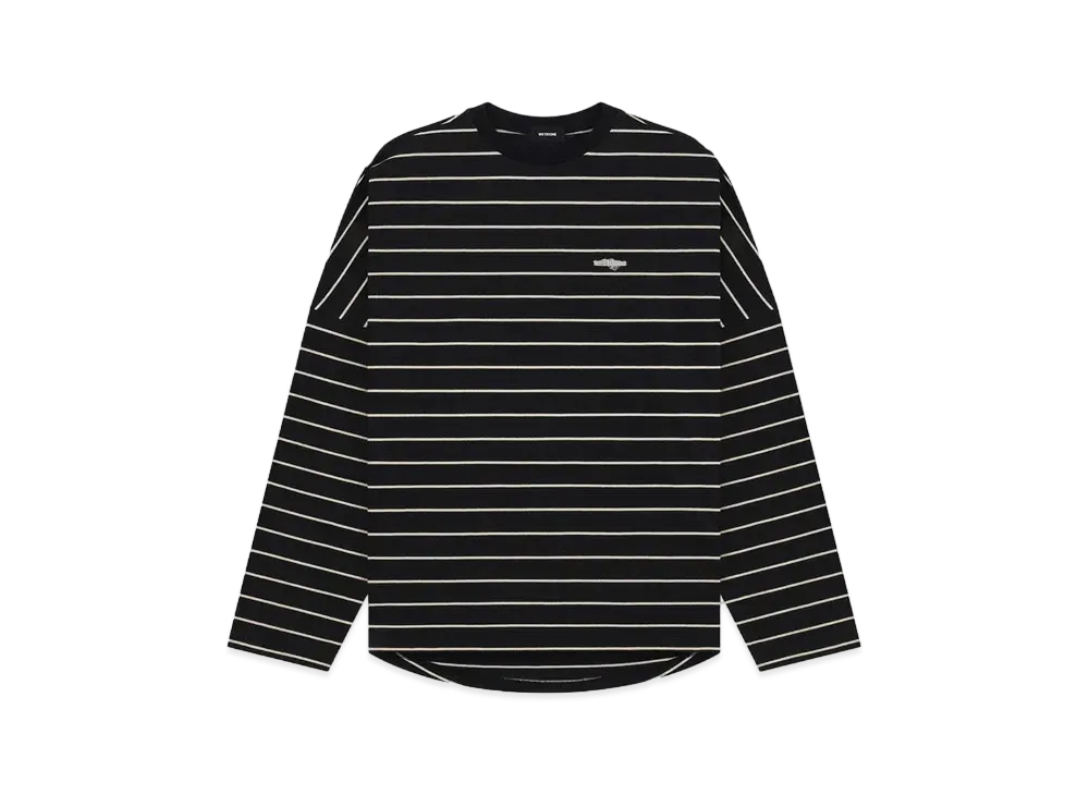 WE11DONE Stripe T-shirt "Black"