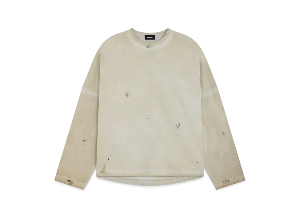 WE11DONE Washed T-shirt "Beige"