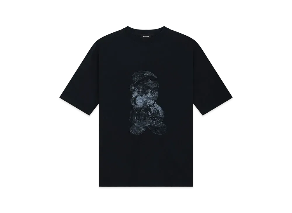 WE11DONE Overdyed T-shirt "Black"