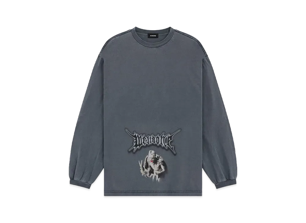 WE11DONE Monster T-shirt "Navy"