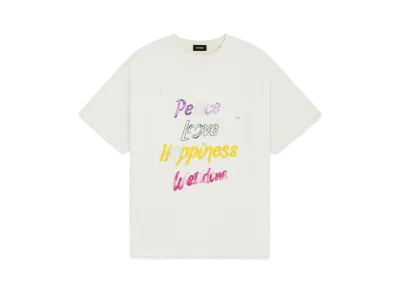 WE11DONE Peace We11done Logo T-shirt "White"